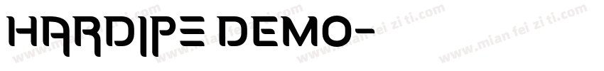 Hardipe DEMO字体转换